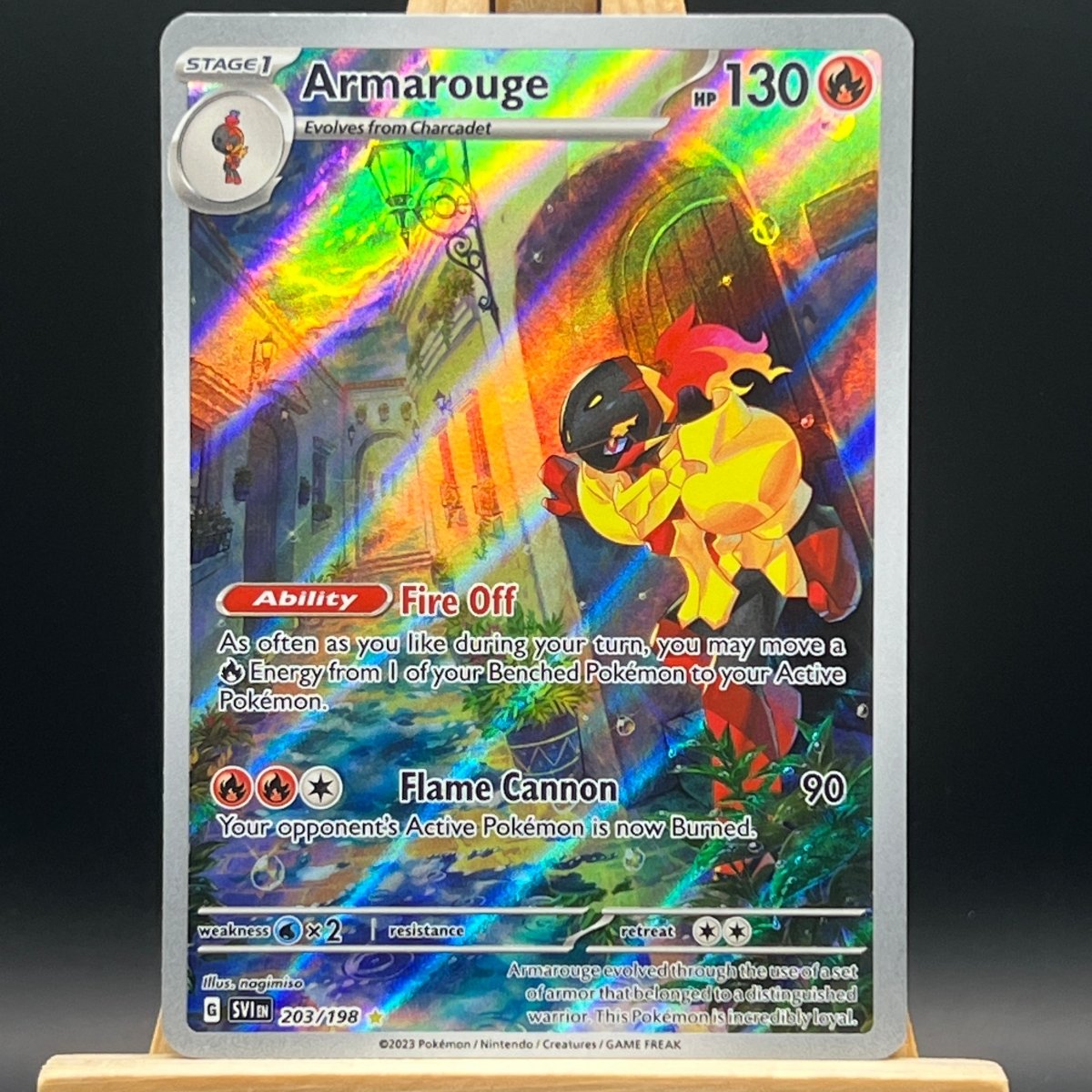 Armarouge 203 Pokemon Card (Scarlet & Violet Base) - Unbox Unbored