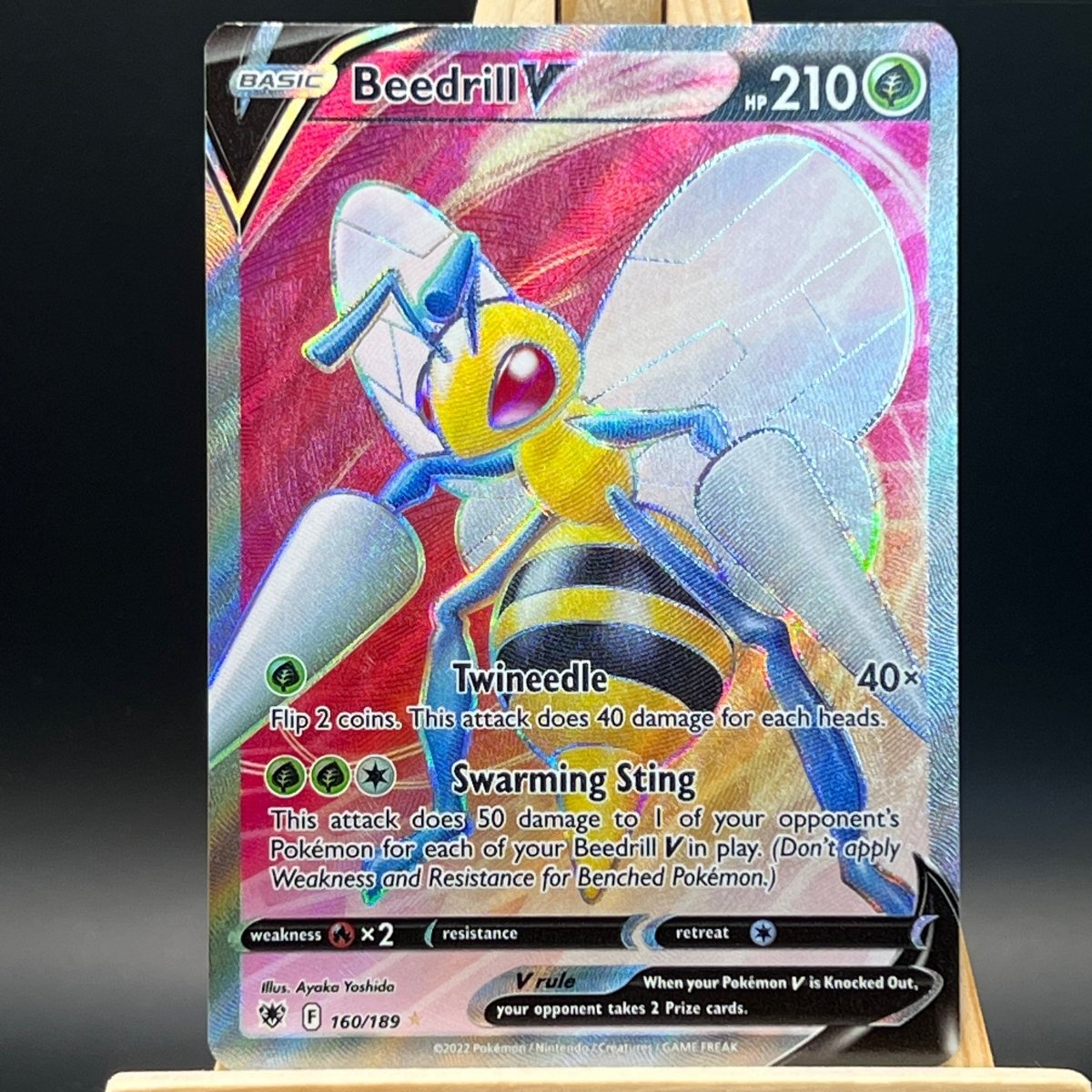 Beedrill V #160 Pokemon Card (Astral Radiance) - Unbox Unbored