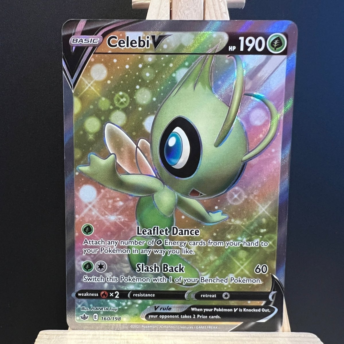 Celebi V #160 Pokemon Card (Chilling Reign) - Unbox Unbored