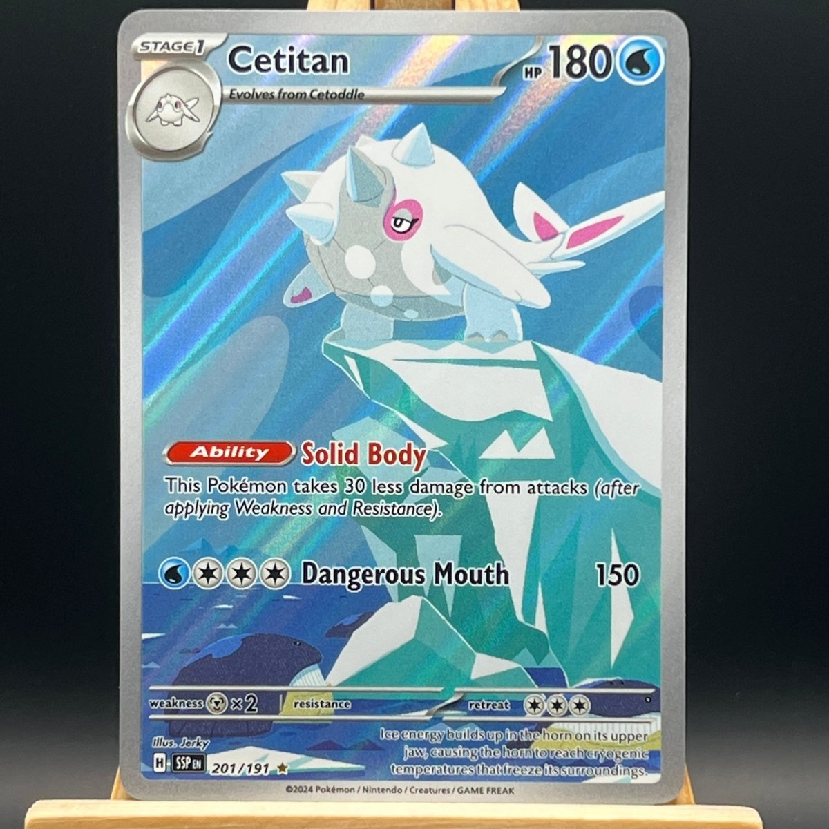 Cetitan 201 Pokemon Card (Surging Sparks) - Unbox Unbored