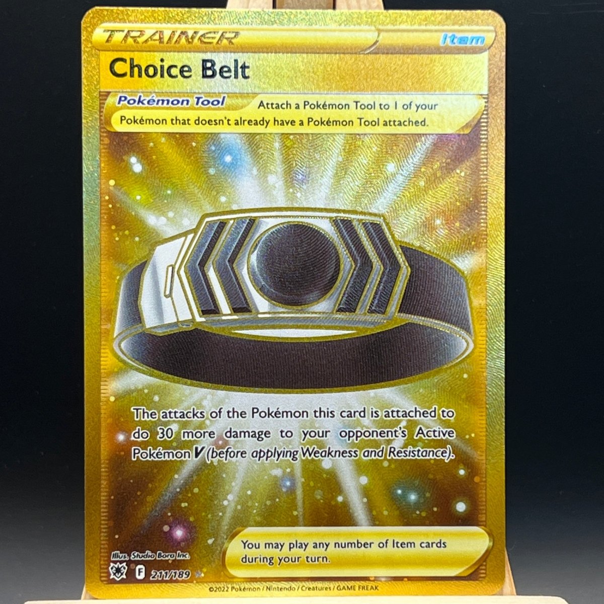 Choice Belt #211 Pokemon Card (Astral Radiance) - Unbox Unbored