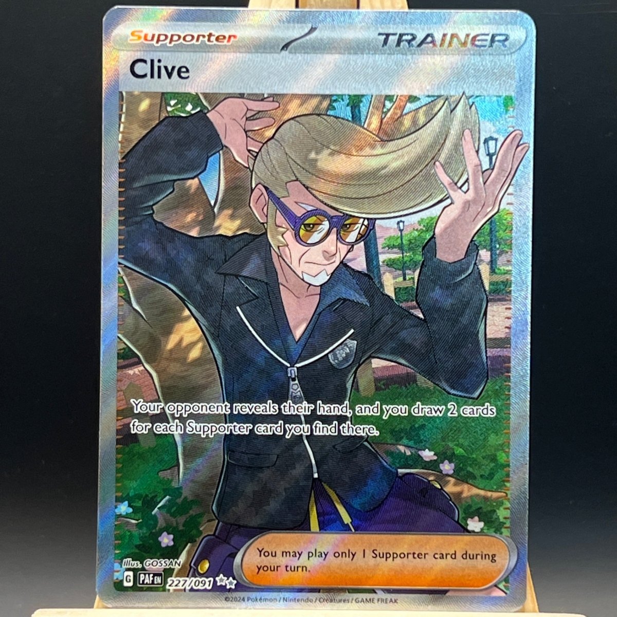 Clive #227 Pokemon Card (Paldean Fates) - Unbox Unbored