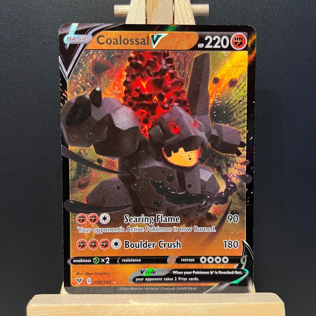 Coalossal V #098 Pokemon Card (Vivid Voltage) - Unbox Unbored