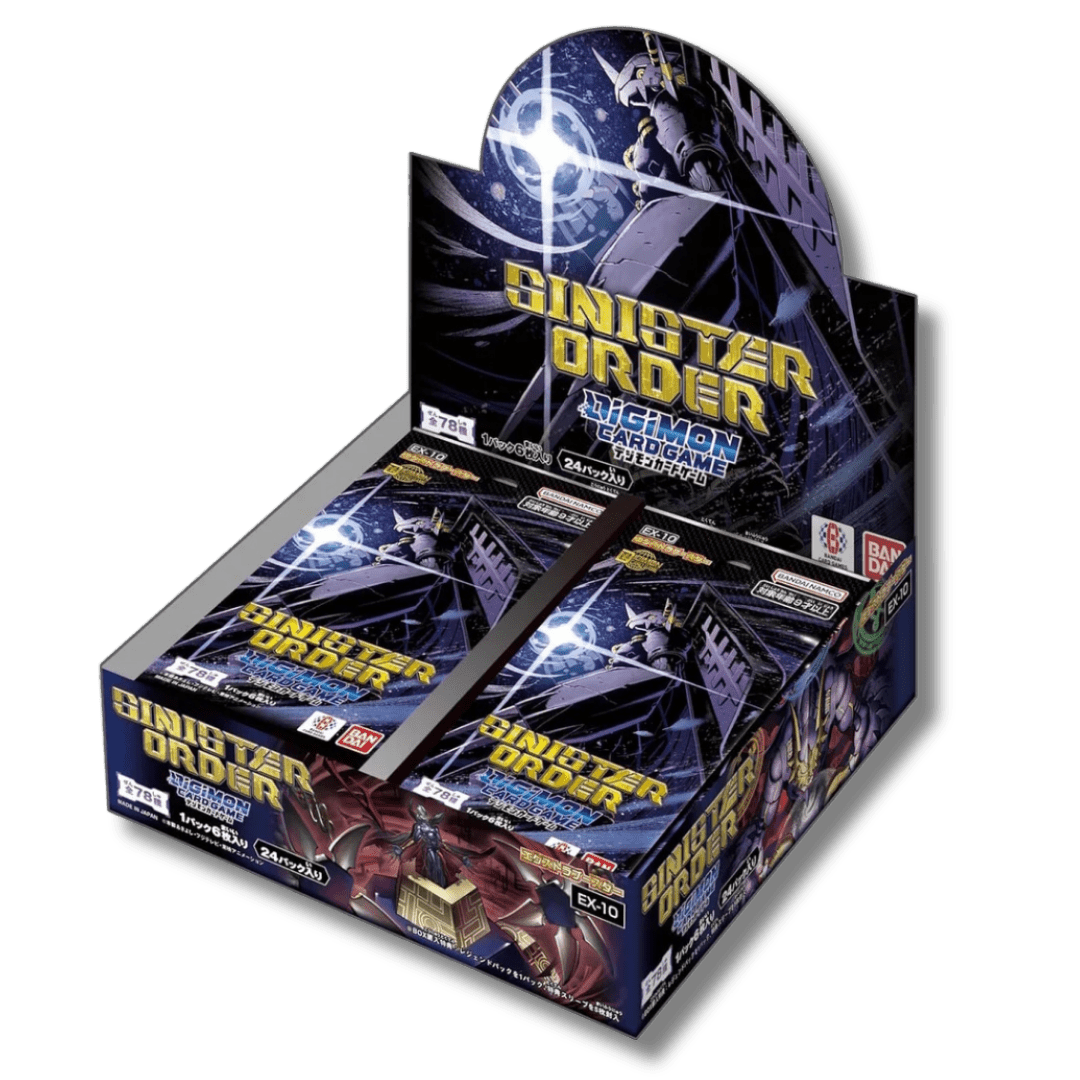 Digimon: Sinister Order (EX - 10) Booster Box (24 Packs) - Unbox Unbored
