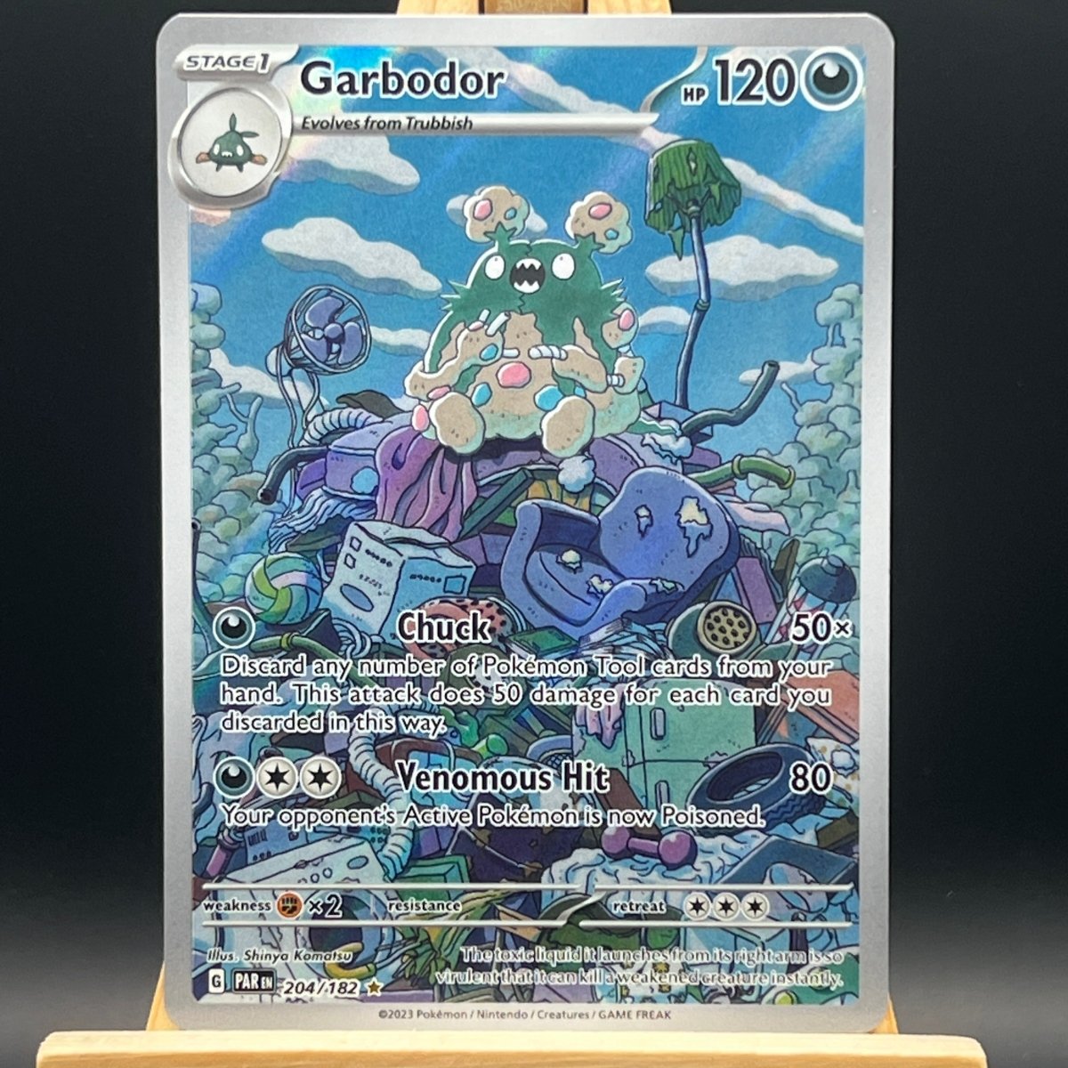 Garbador 204 Pokemon Card (Paradox Rift) - Unbox Unbored