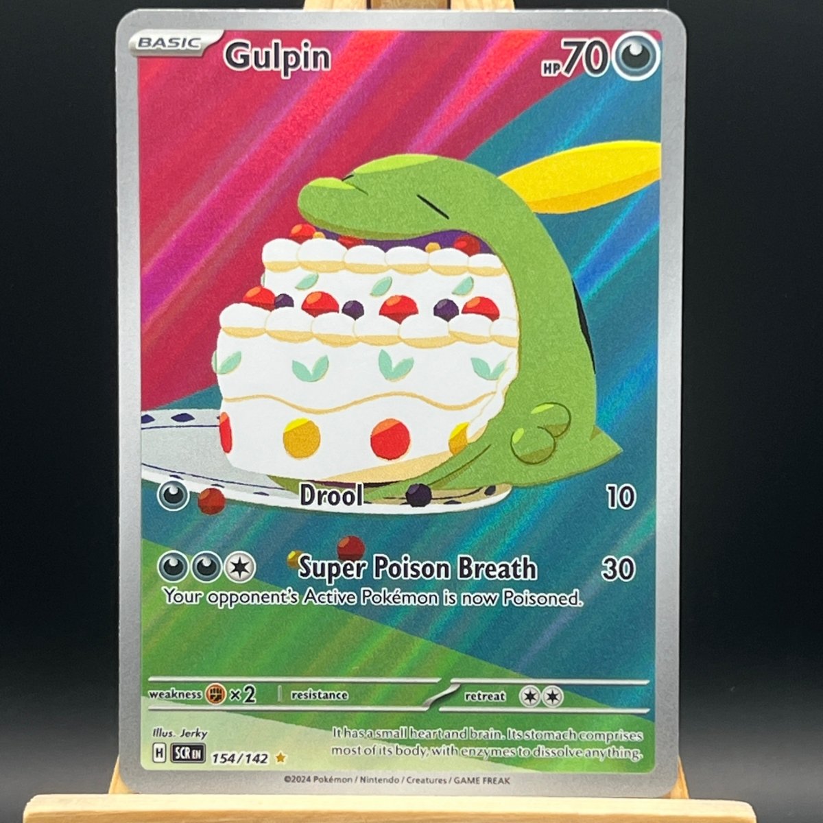 Gulpin 154 Pokemon Card (Stellar Crown) - Unbox Unbored