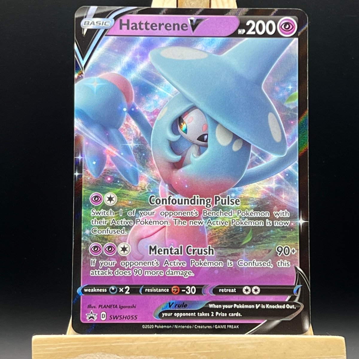 Hatterene V SWSH055 Pokemon Card (Black Star Promo) - Unbox Unbored