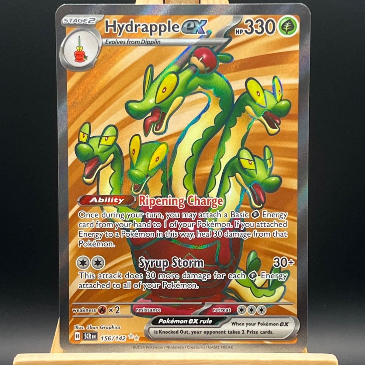 Hydrapple ex 156 Pokemon Card (Stellar Crown) - Unbox Unbored