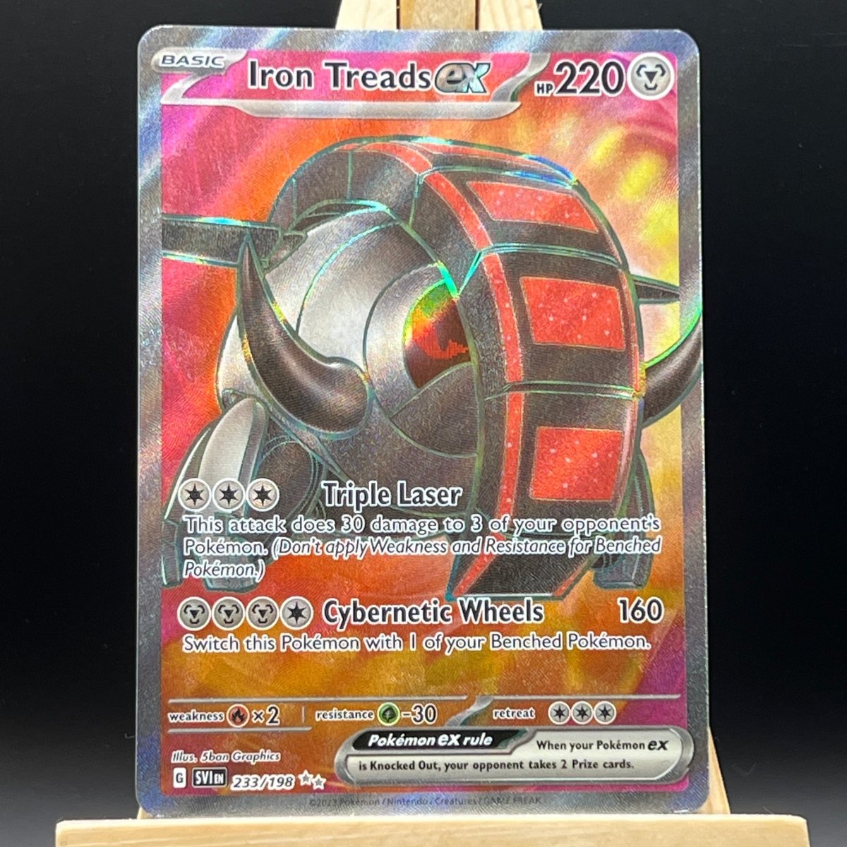 Iron Treads ex #233 Pokemon Card (Scarlet & Violet) - Unbox Unbored