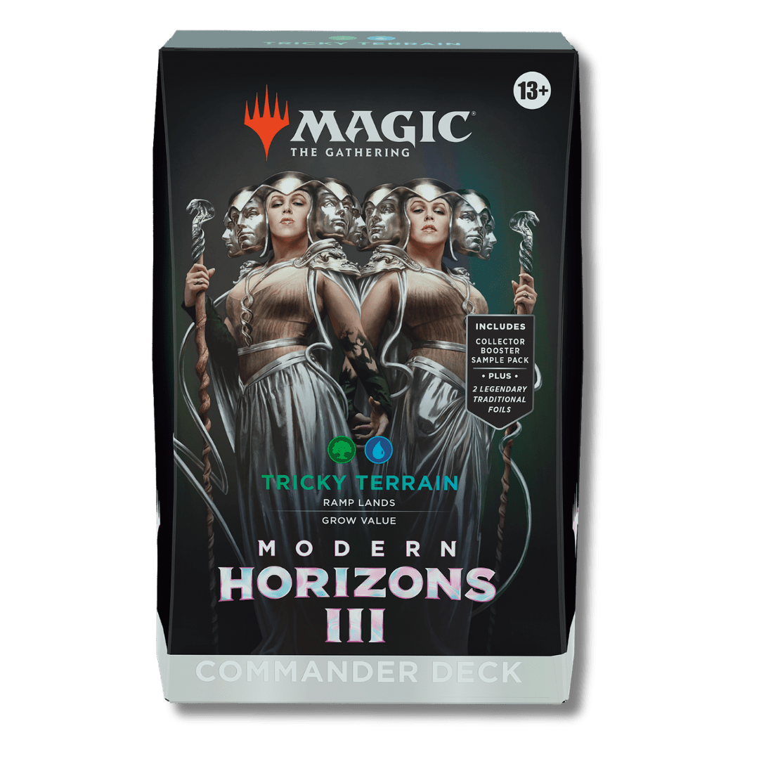 Magic: The Gathering - Modern Horizons 3 - Tricky Terrain Commander Deck - Unbox Unbored
