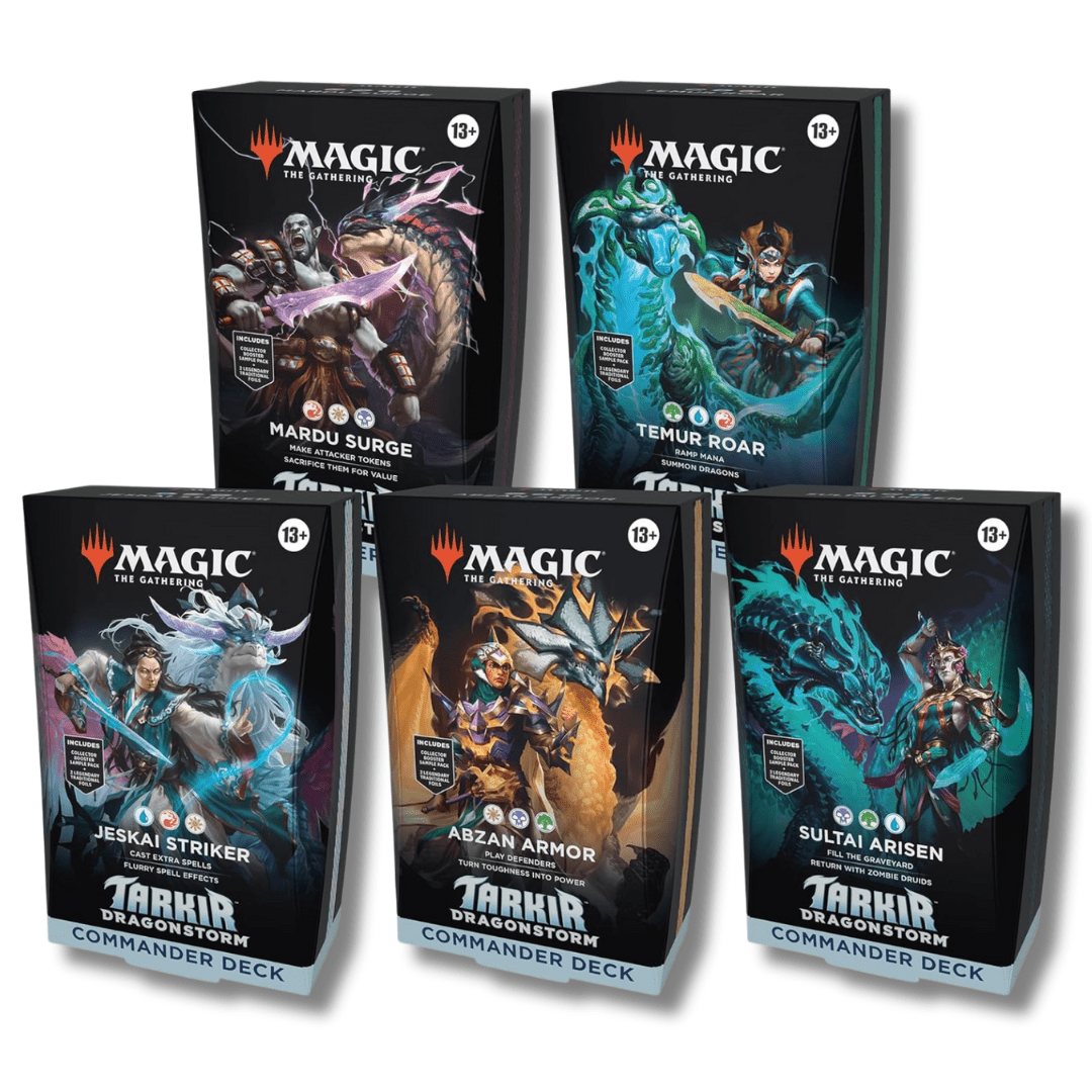 Magic: The Gathering - Tarkir Dragonstorm Commander Deck Bundle (Set of 5) - Unbox Unbored
