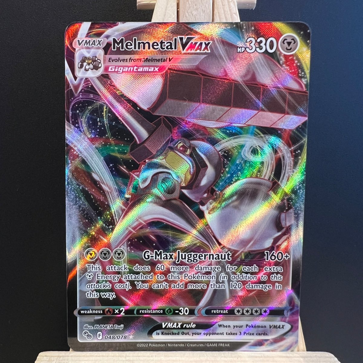 Melmetal VMAX #48 Pokemon Card (Pokemon GO) - Unbox Unbored