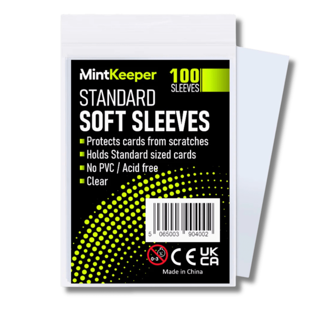 MintKeeper: Standard Soft Card Sleeves (100) - Unbox Unbored
