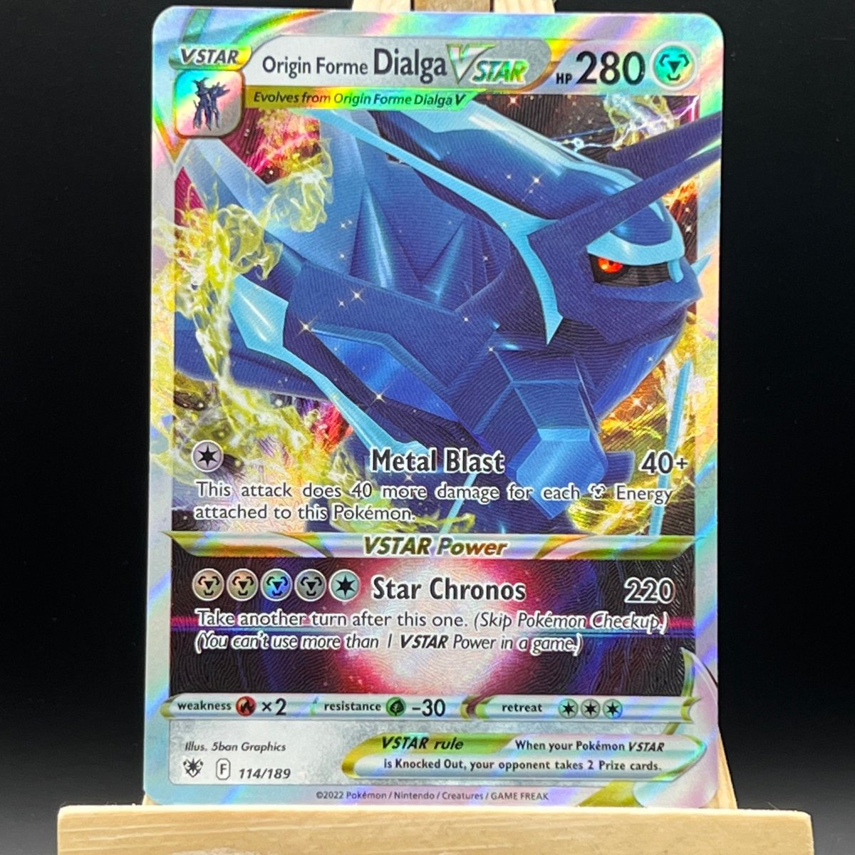 Origin Forme Dialga VSTAR #114 Pokemon Card (Astral Radiance) - Unbox Unbored