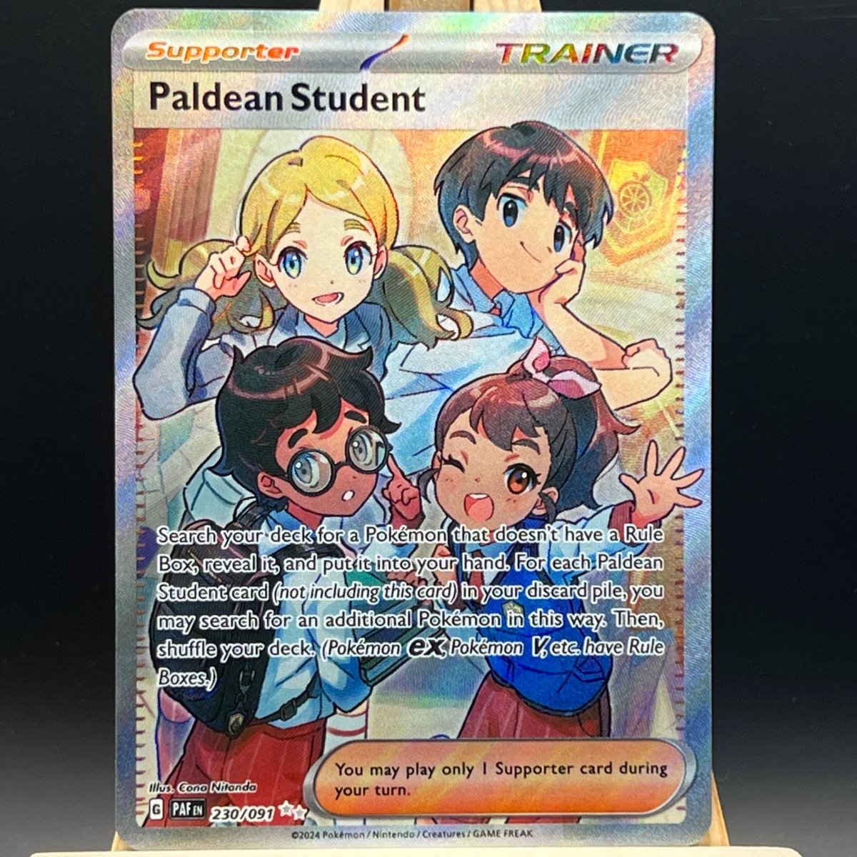 Paldean Student #230 Pokemon Card (Paldean Fates) - Unbox Unbored