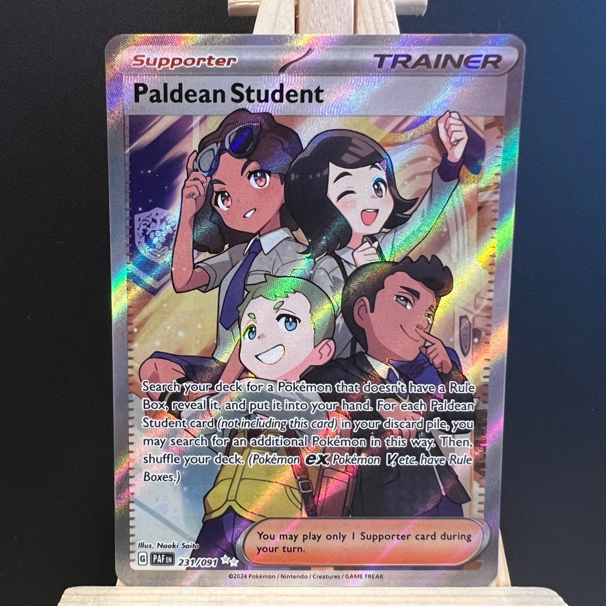 Paldean Student #231 Pokemon Card (Paldean Fates) - Unbox Unbored