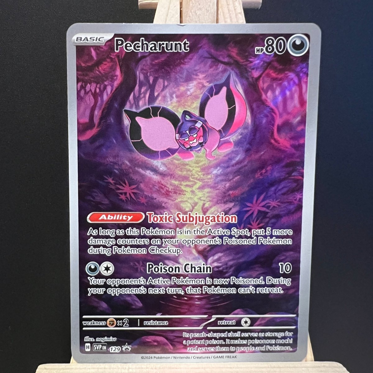 Pecharunt #SVP129 Pokemon Card (Black Star Promo) - Unbox Unbored