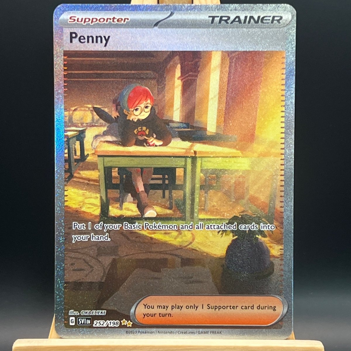 Penny 252 Pokemon Card (Scarlet & Violet Base) - Unbox Unbored