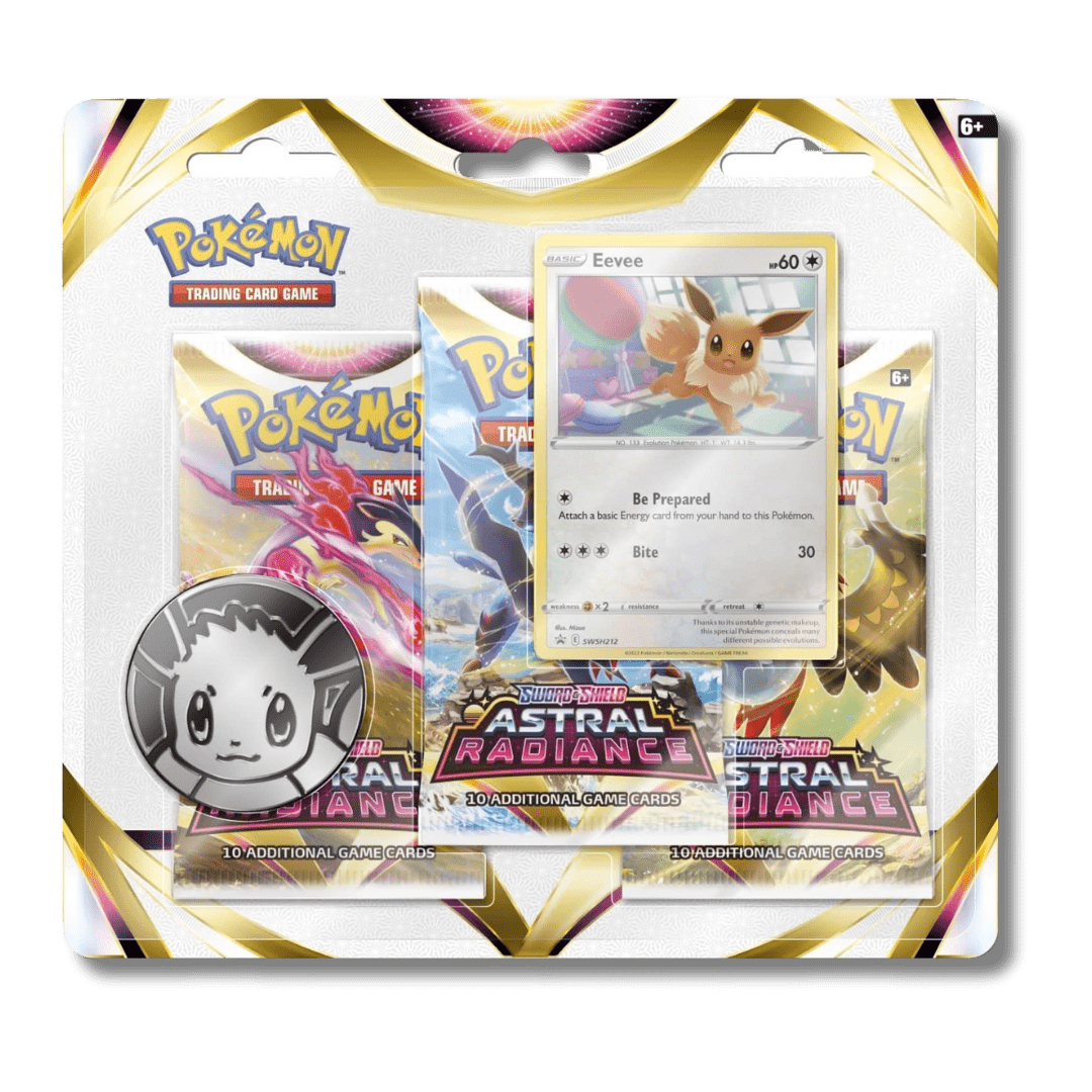 Pokemon TCG: Astral Radiance - 3 Booster Blister Pack - Unbox Unbored