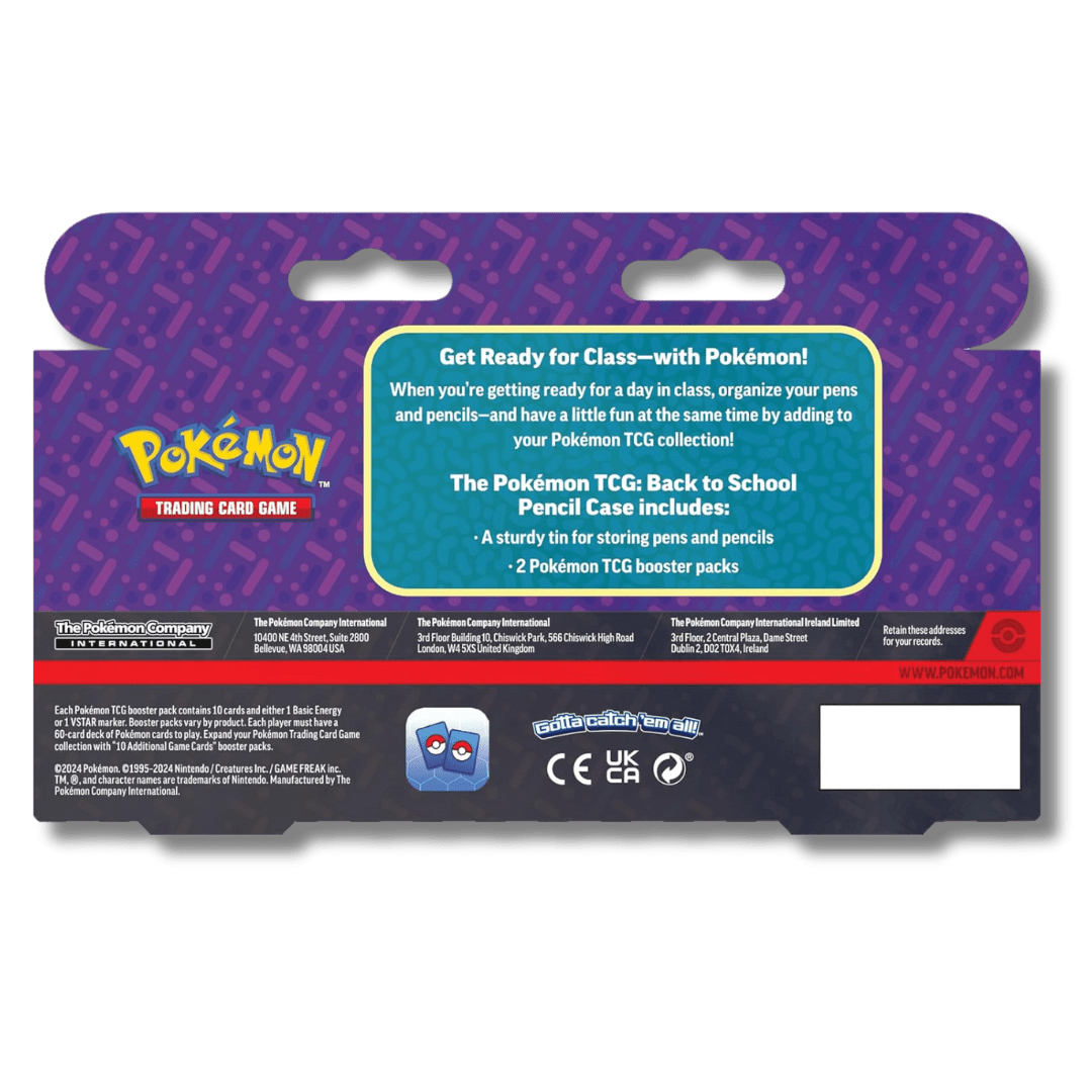 Pokemon TCG: Back to School Pencil Case – Charizard (Tin & 2 Booster Packs) - Unbox Unbored