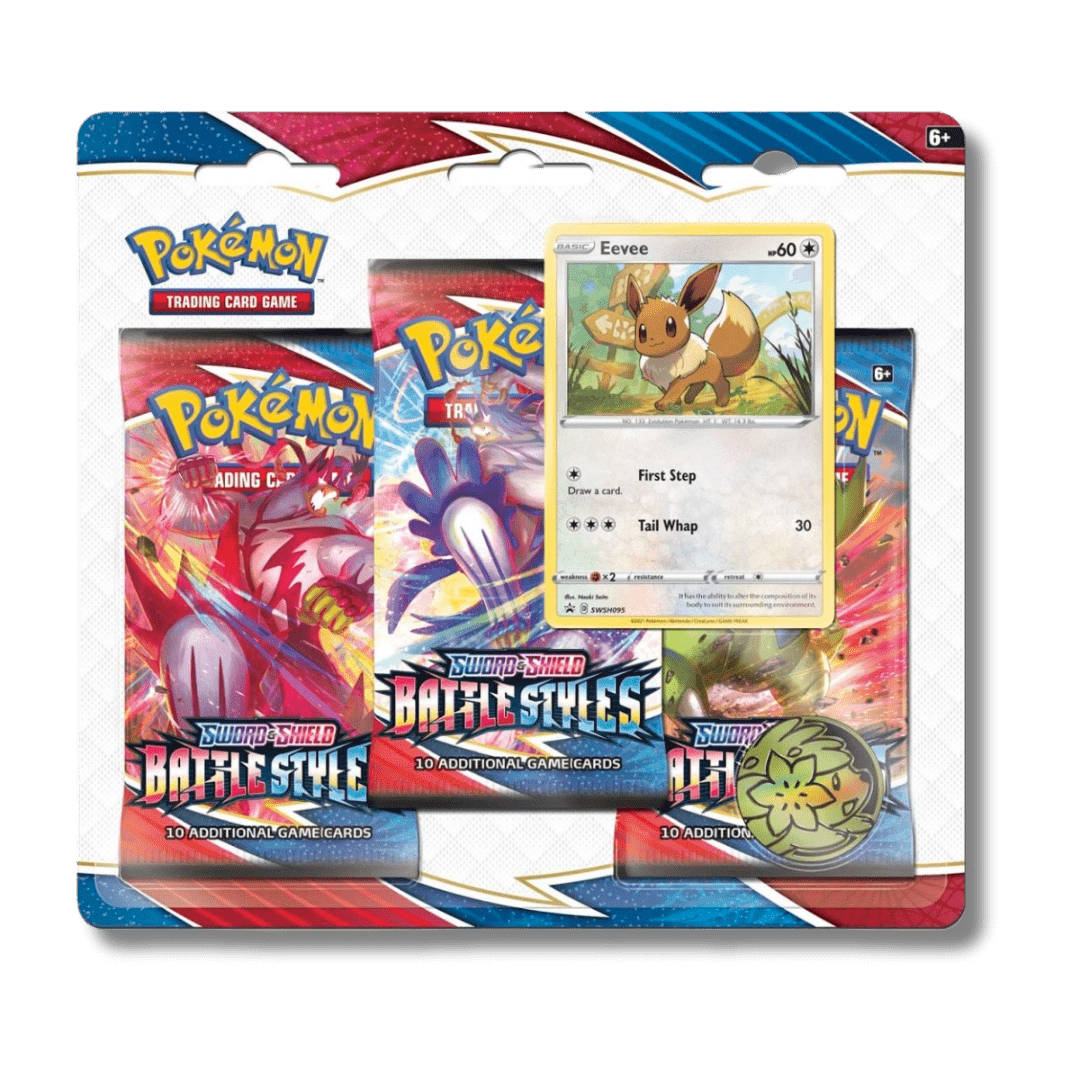 Pokemon TCG: Battle Styles - 3 Booster Blister Pack - Unbox Unbored