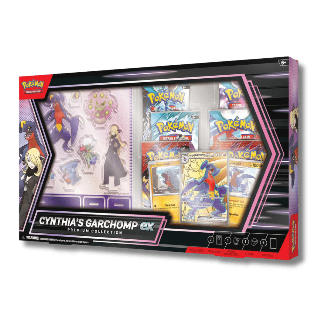 Pokemon TCG: Cynthia’s Garchomp ex Premium Collection - Unbox Unbored
