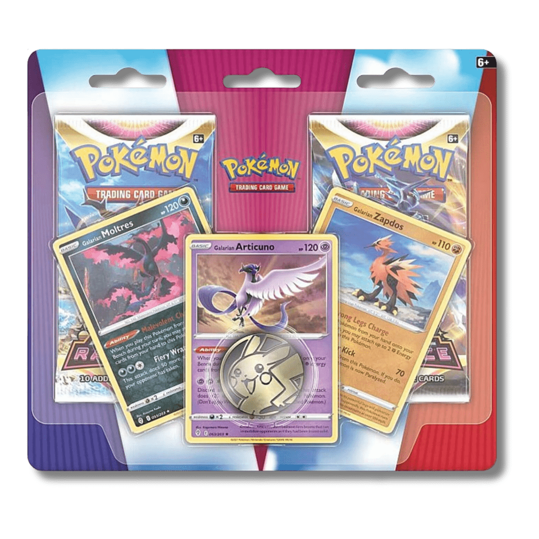 Pokemon TCG: Enhanced Blister 2 - Pack Booster (Articuno/Zapdos/Moltres) - Unbox Unbored