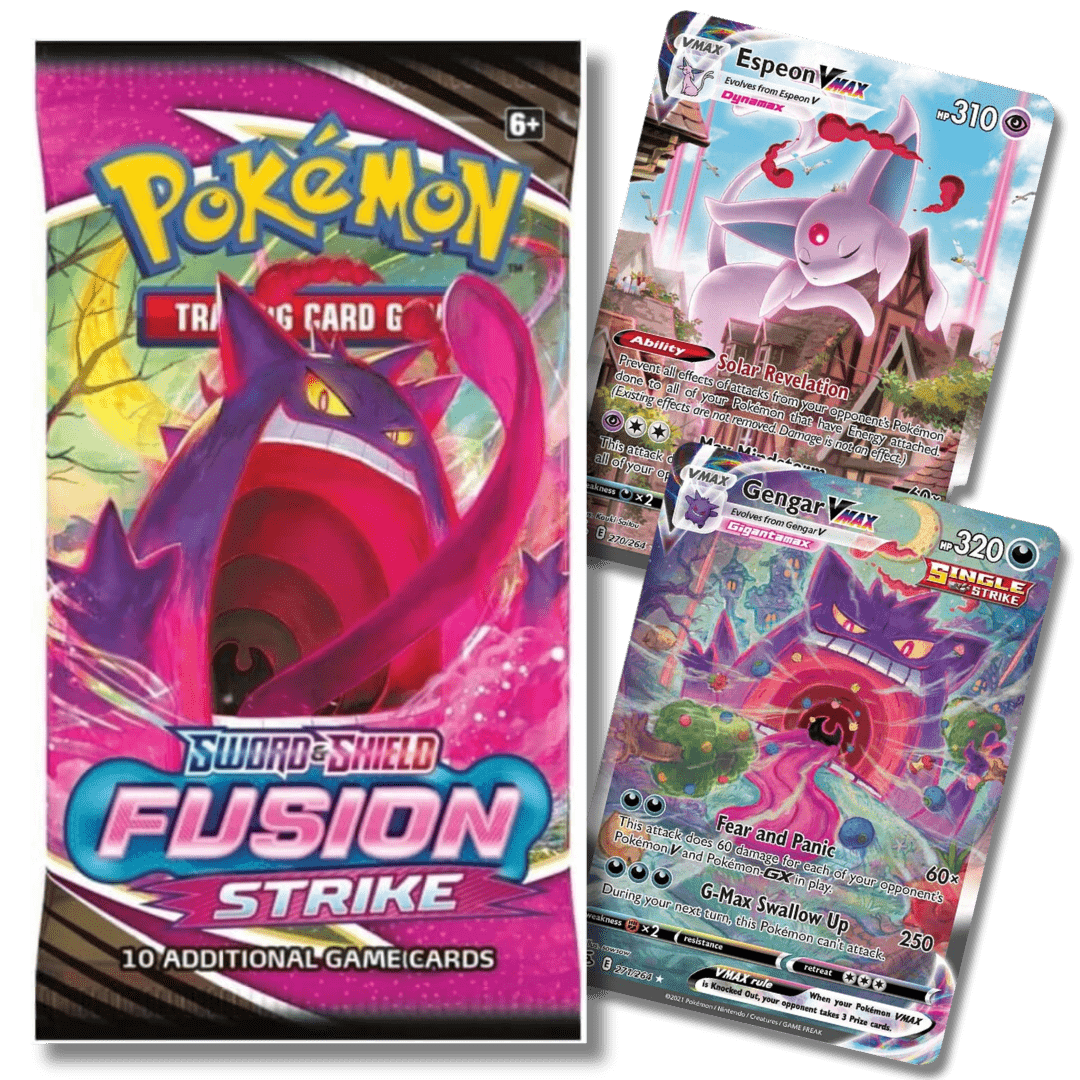 Pokemon TCG: Fusion Strike Booster Pack - Unbox Unbored
