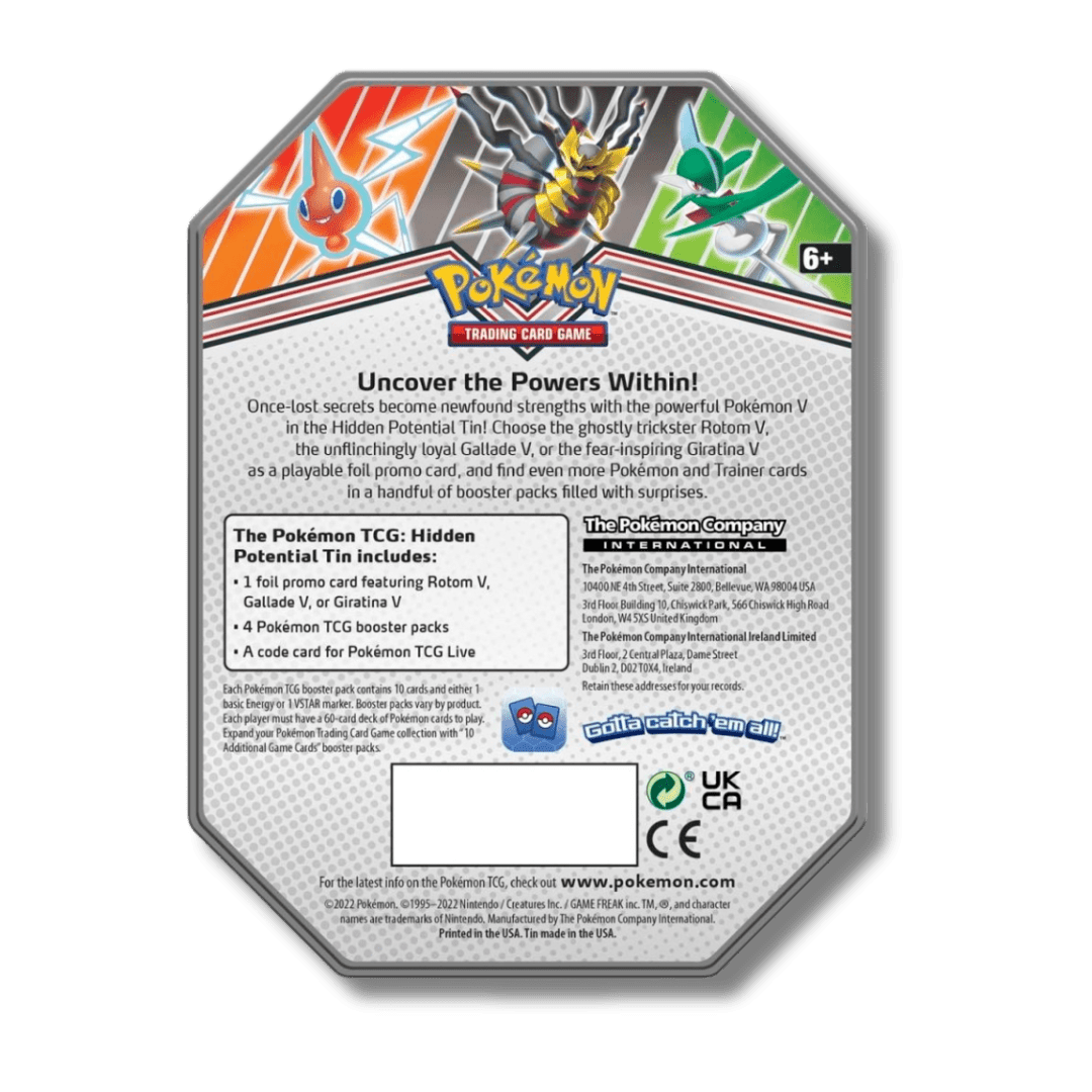 Pokemon TCG: Hidden Potential Tin (Giratina V) - Unbox Unbored