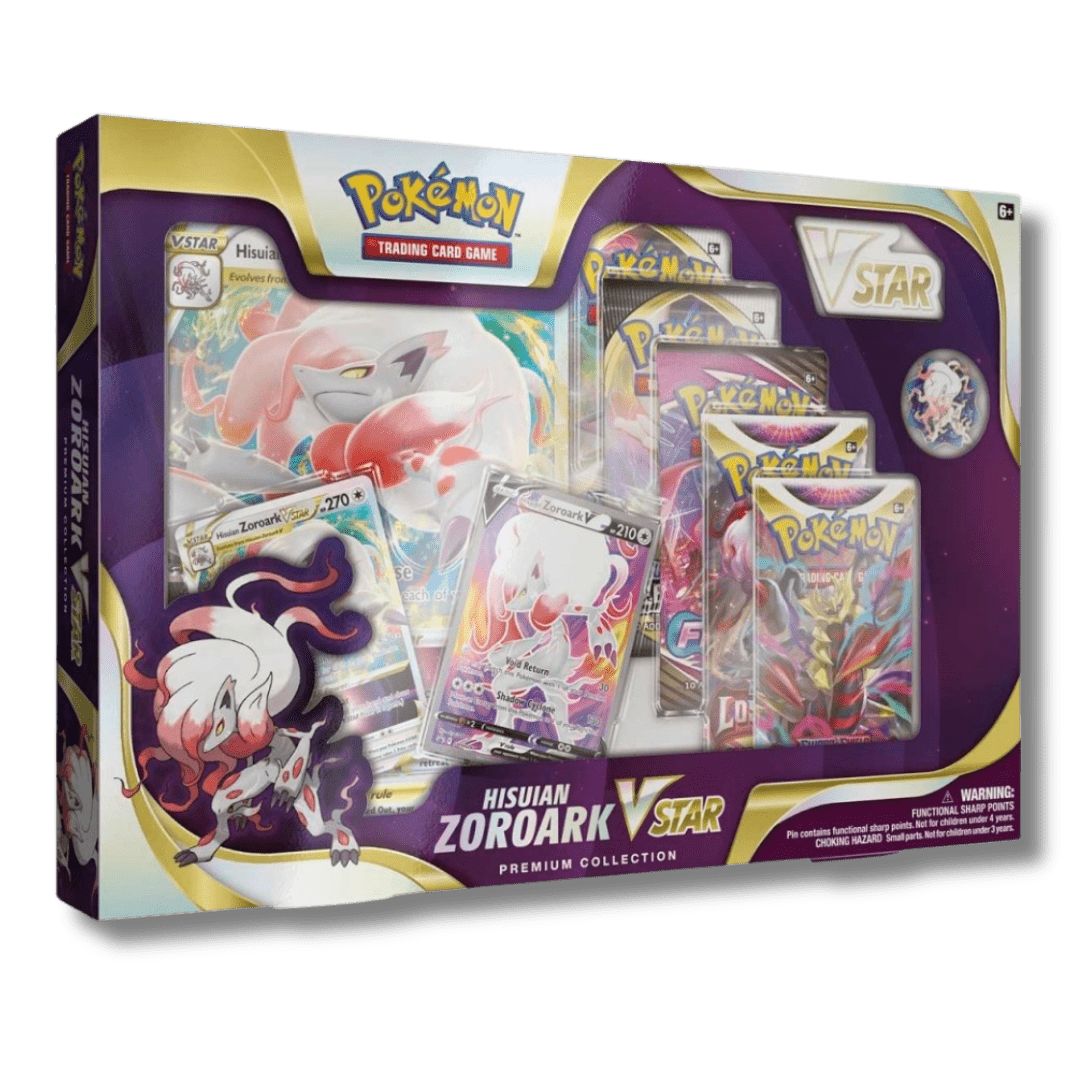 Pokemon TCG: Hisuian Zoroark VSTAR Premium Collection - Unbox Unbored