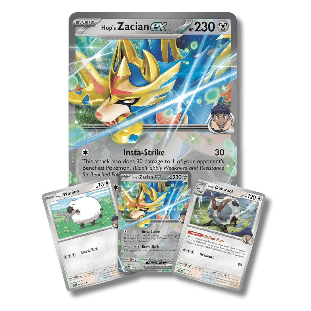 Pokemon TCG: Hop’s Zacian ex Box - Unbox Unbored