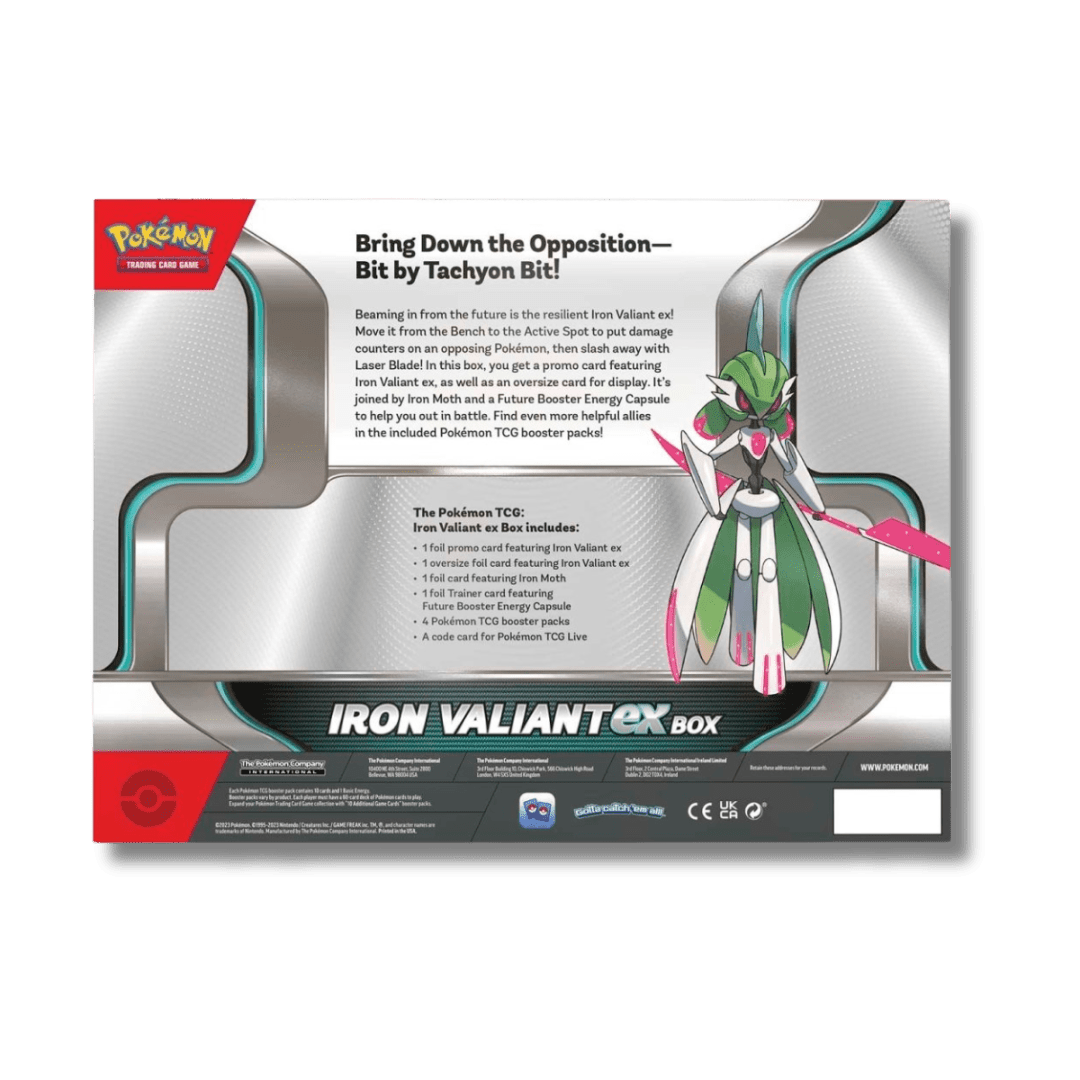 Pokemon TCG: Iron Valiant ex Box - Unbox Unbored