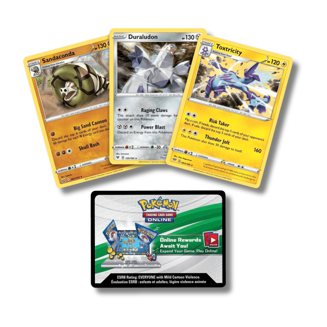 Pokemon TCG: Knock Out Collection (Toxtricity, Duraludon & Sandaconda) - Unbox Unbored