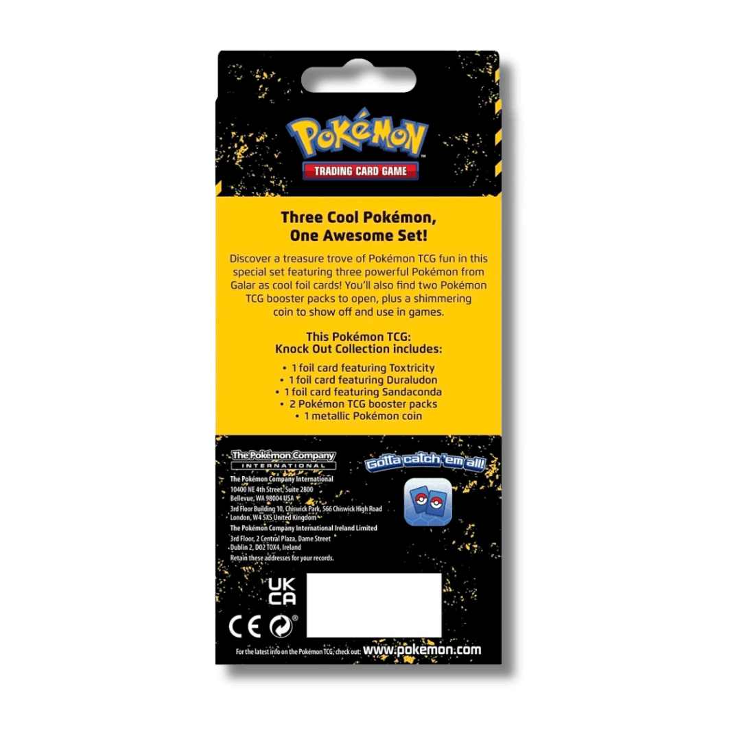 Pokemon TCG: Knock Out Collection (Toxtricity, Duraludon & Sandaconda) - Unbox Unbored
