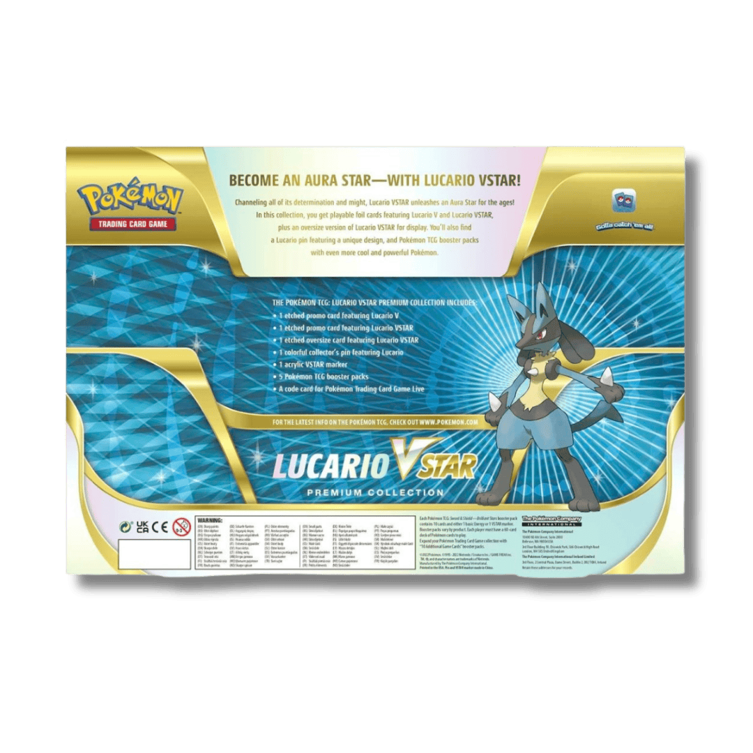 Pokemon TCG: Lucario VSTAR Premium Collection - Unbox Unbored