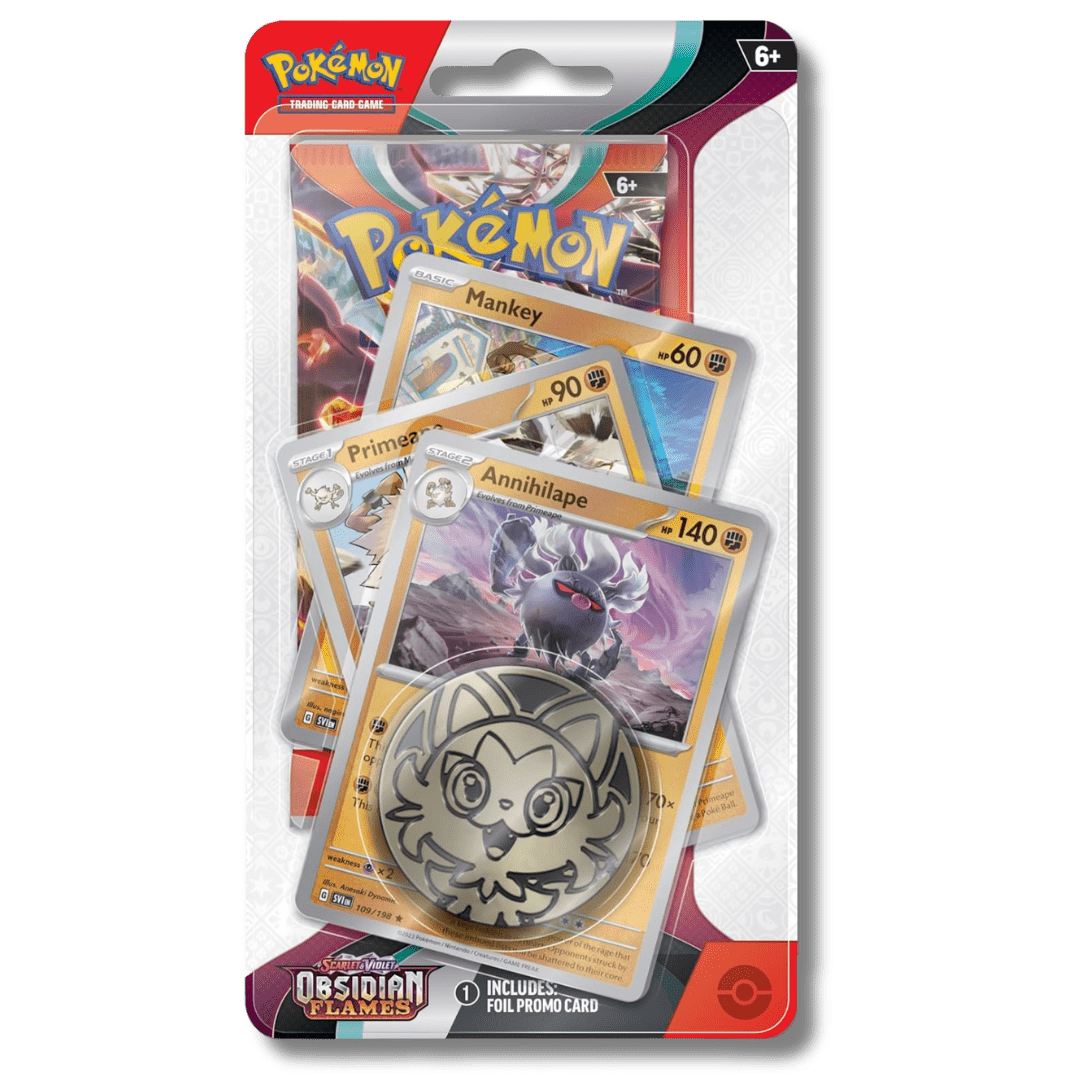 Pokemon TCG: Obsidian Flames Premium Checklane Blister - Annihilape - Unbox Unbored