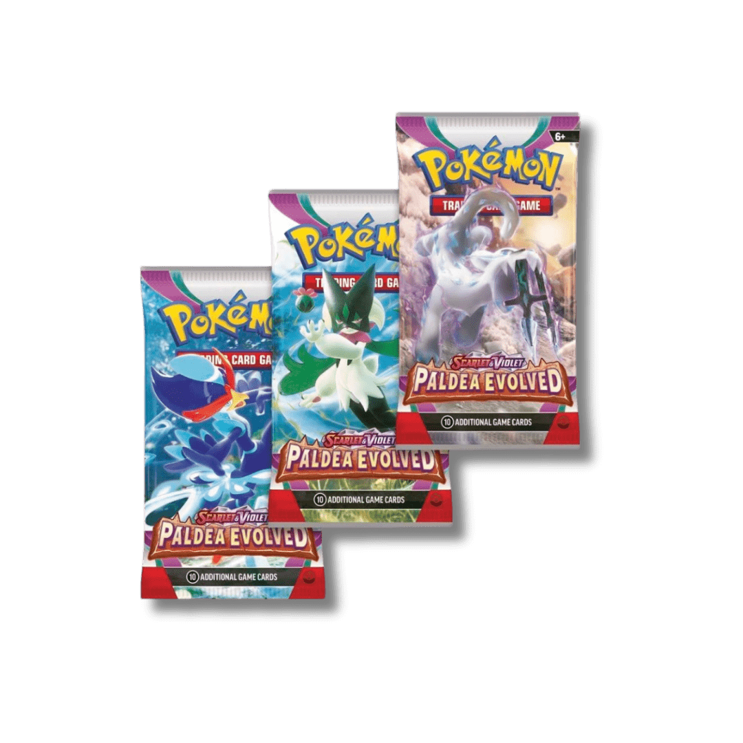 Pokemon TCG: Paldea Evolved - 3 Booster Blister Pack - Unbox Unbored