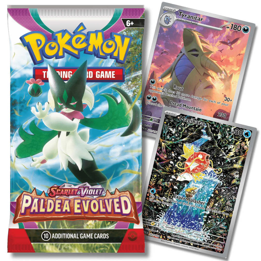 Pokemon TCG: Paldea Evolved Booster Pack - Unbox Unbored