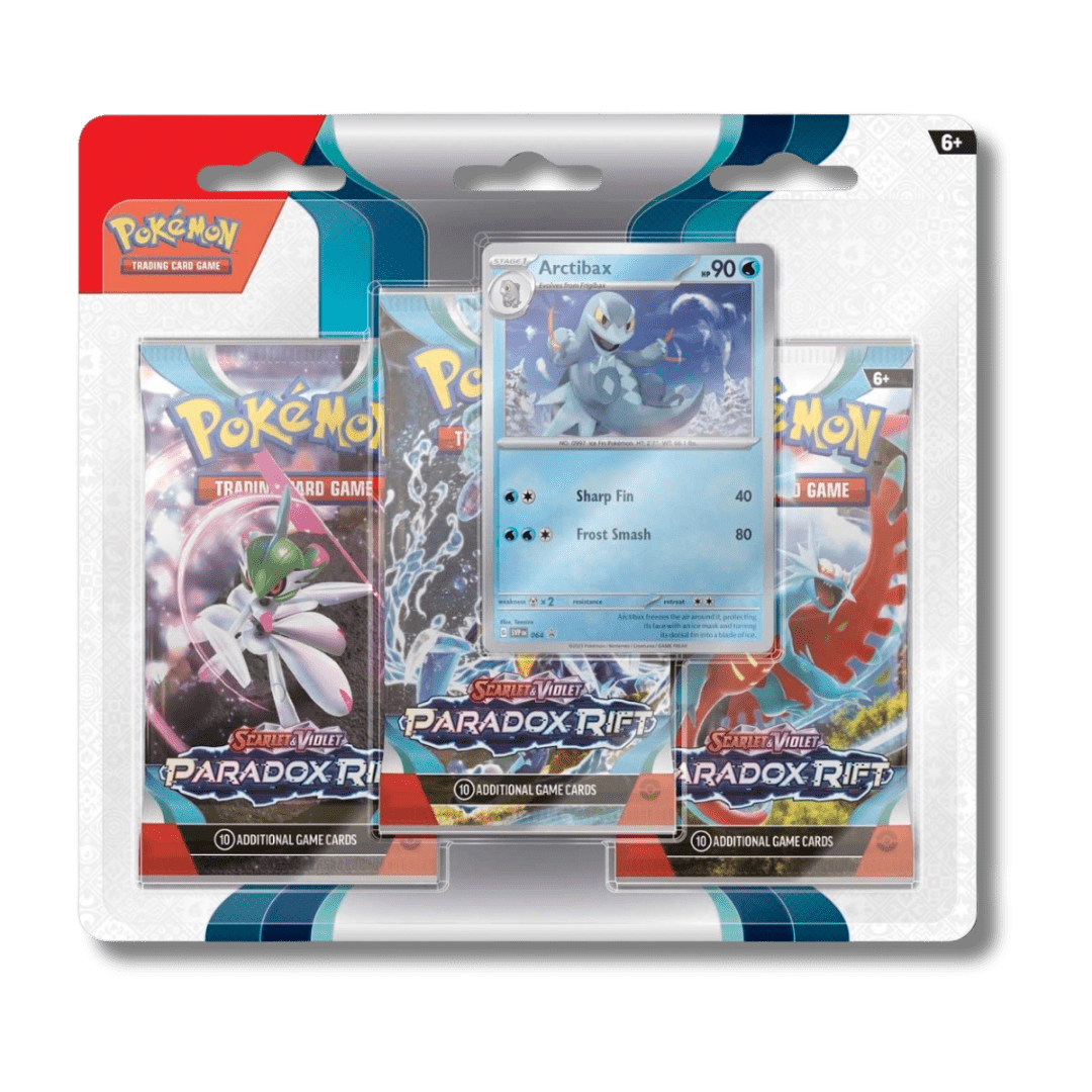 Pokemon TCG: Paradox Rift - 3 Booster Blister Pack - Unbox Unbored