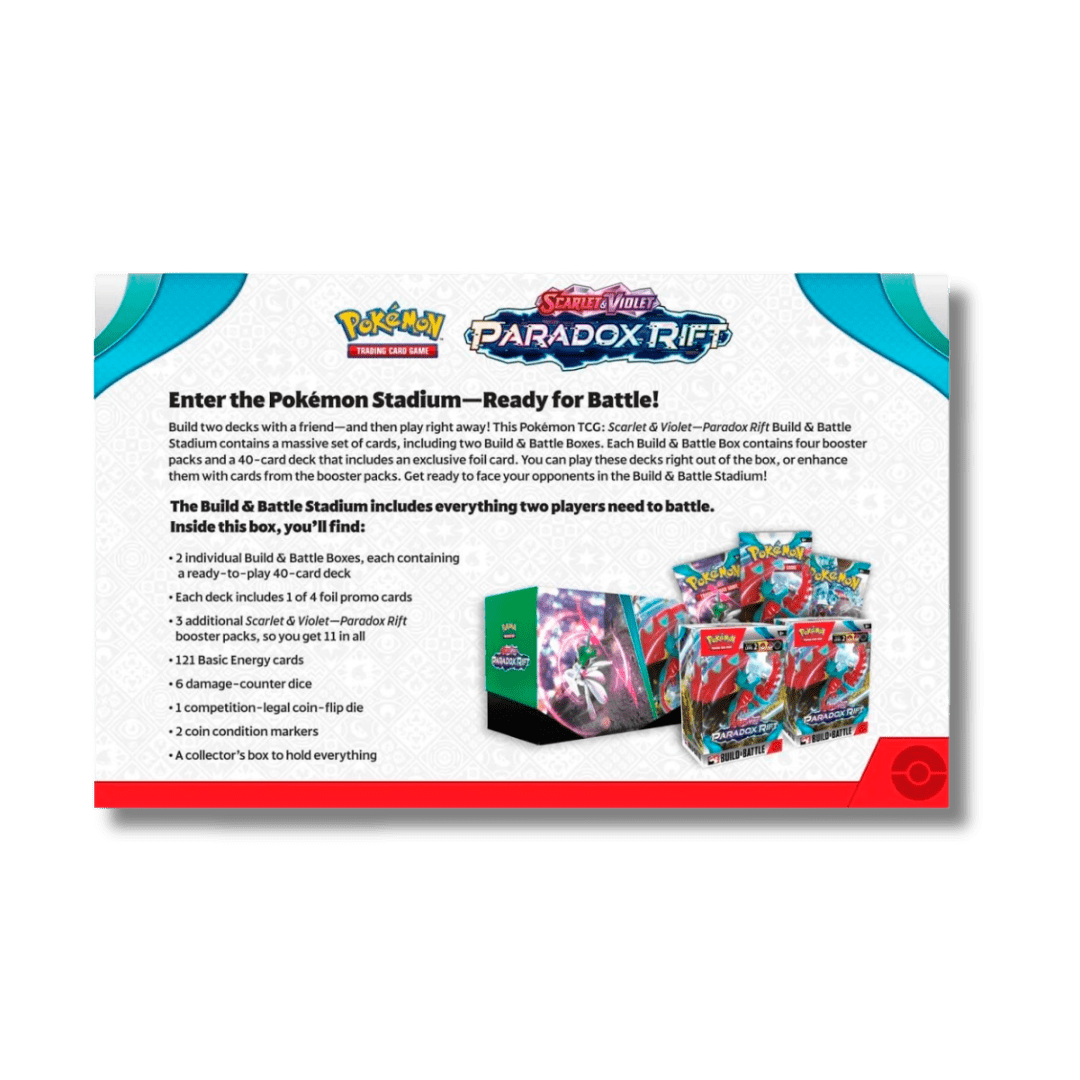 Pokemon TCG: Paradox Rift Build & Battle Stadium - Unbox Unbored