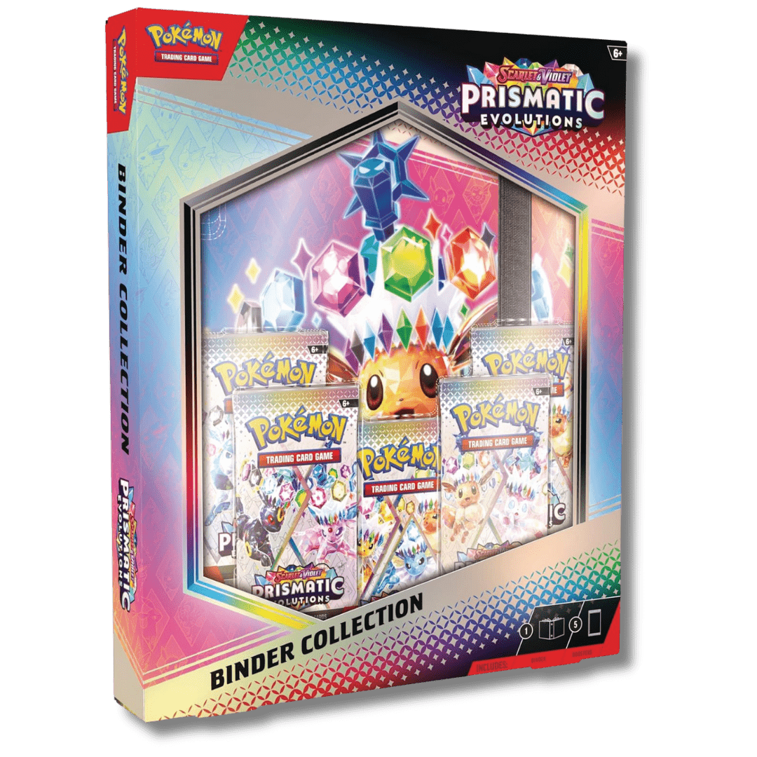Pokemon TCG: Prismatic Evolutions Binder Collection + Lucario VSTAR Premium Collection (Bundle) - Unbox Unbored