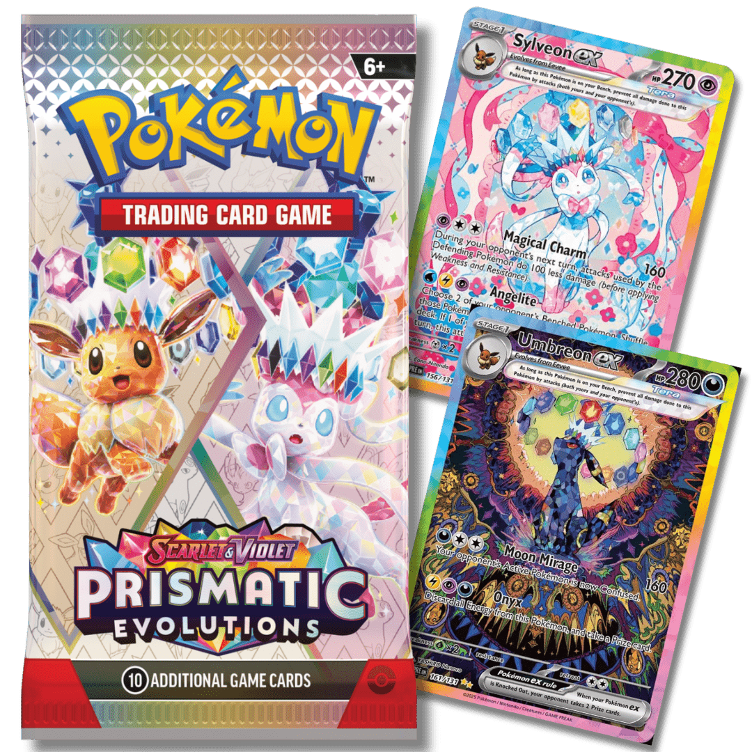 Pokemon TCG: Prismatic Evolutions Booster Pack - Unbox Unbored