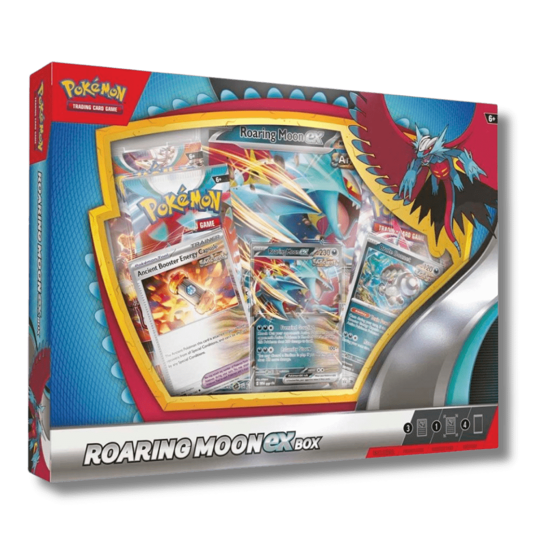 Pokemon TCG: Roaring Moon ex Box - Unbox Unbored