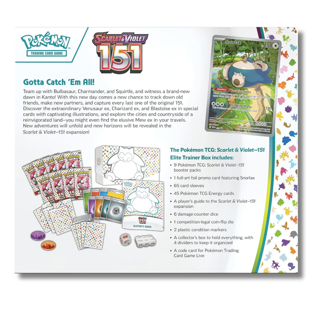 Pokemon TCG: Scarlet & Violet 151 Elite Trainer Box (ETB) - Unbox Unbored