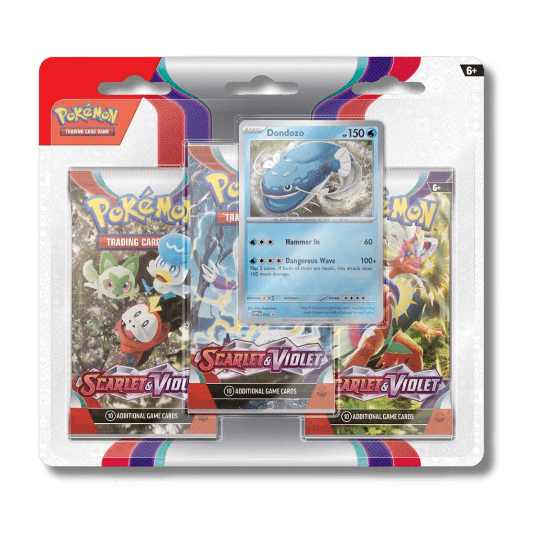 Pokemon TCG: Scarlet & Violet - 3 Booster Blister Pack - Unbox Unbored