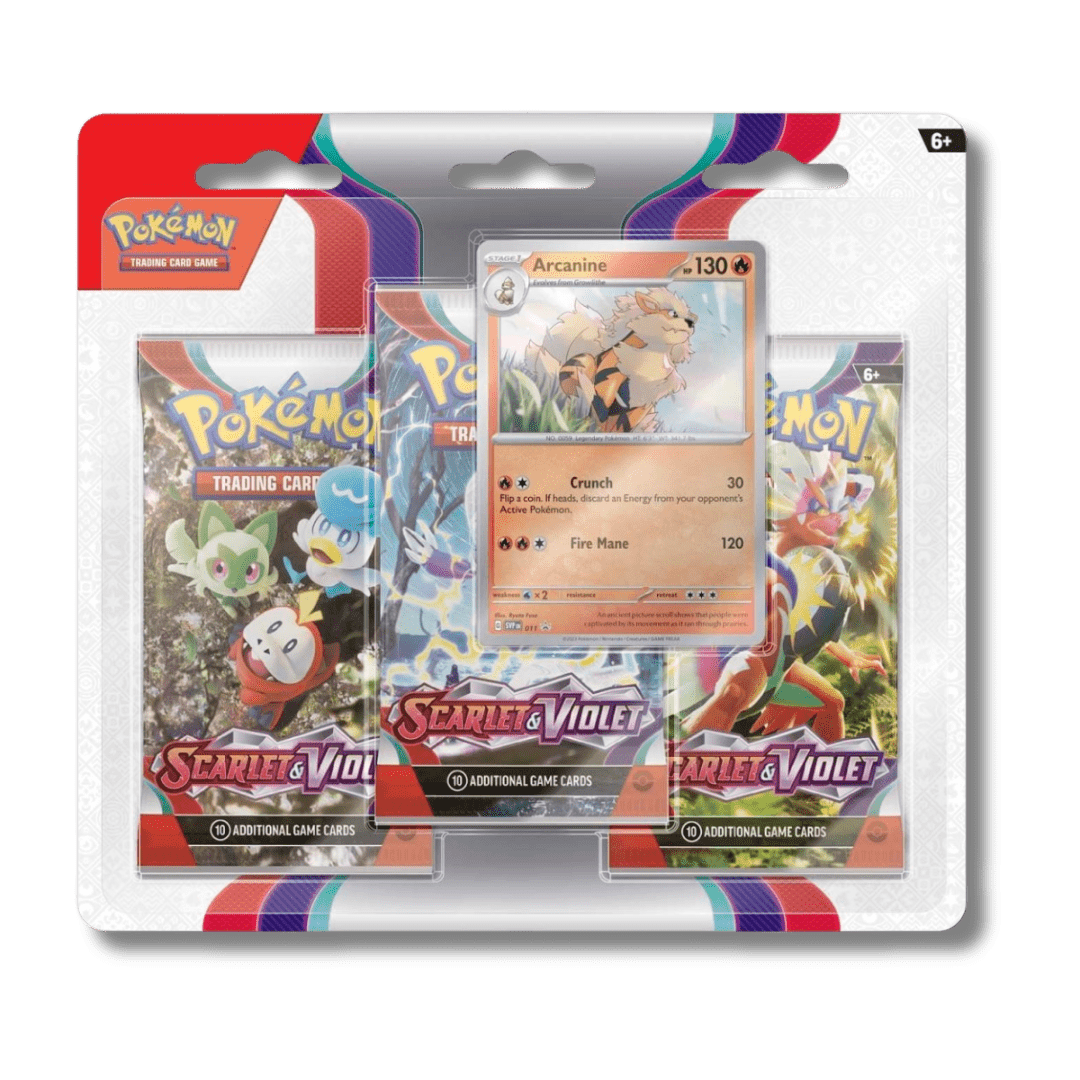 Pokemon TCG: Scarlet & Violet - 3 Booster Blister Pack - Unbox Unbored