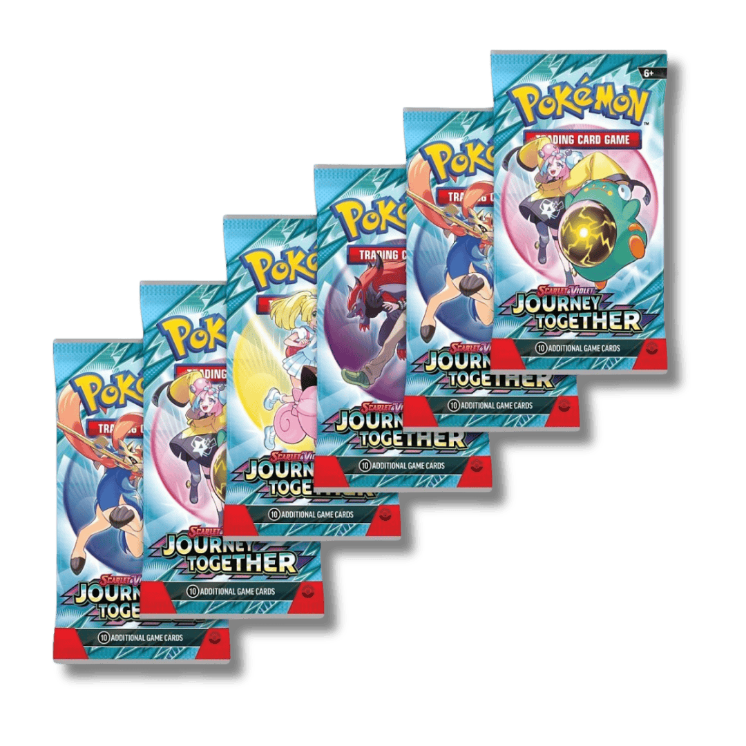 Pokemon TCG: Journey Together Booster Bundle (6 Packs) - Unbox Unbored