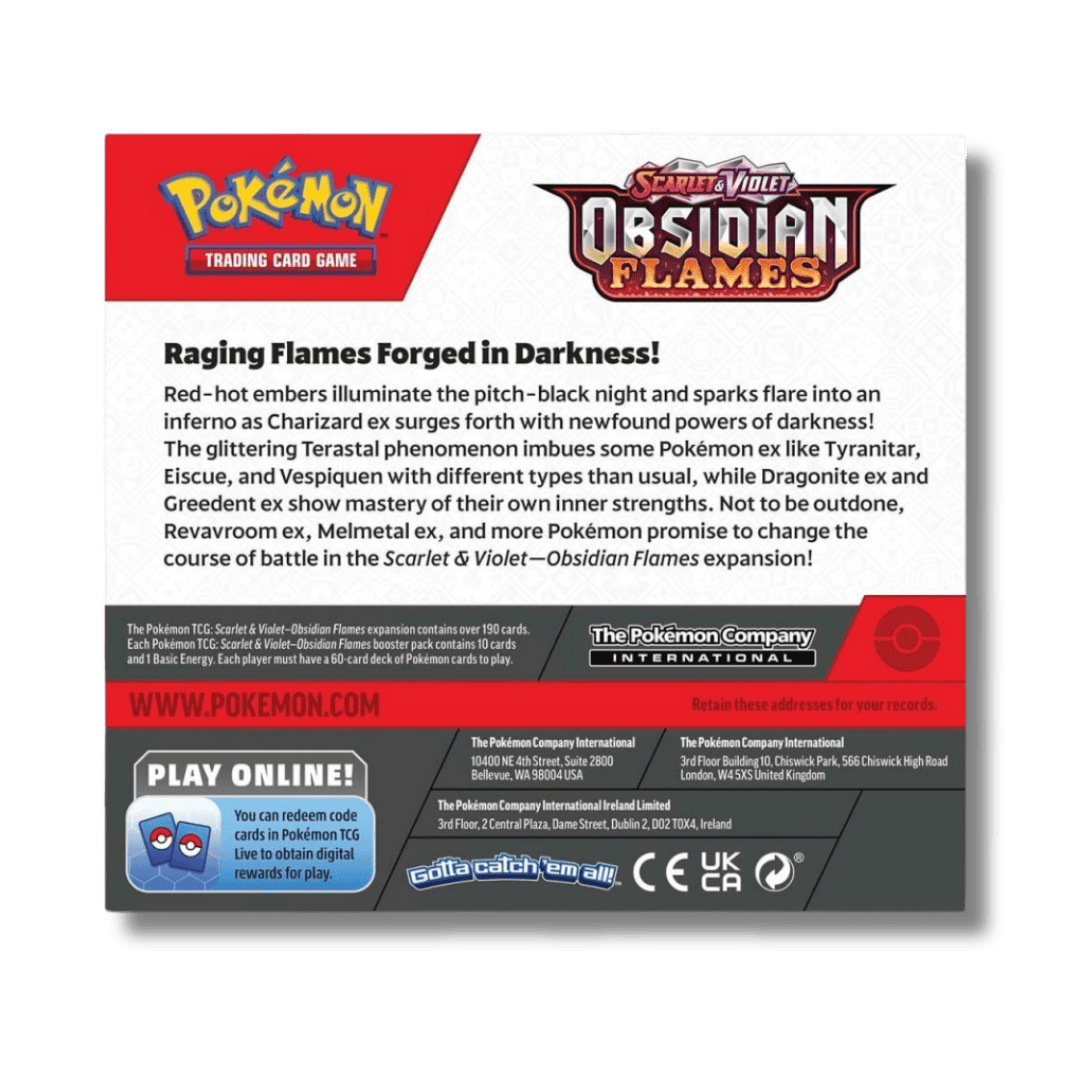 Pokemon TCG: Obsidian Flames - Booster Box - Unbox Unbored
