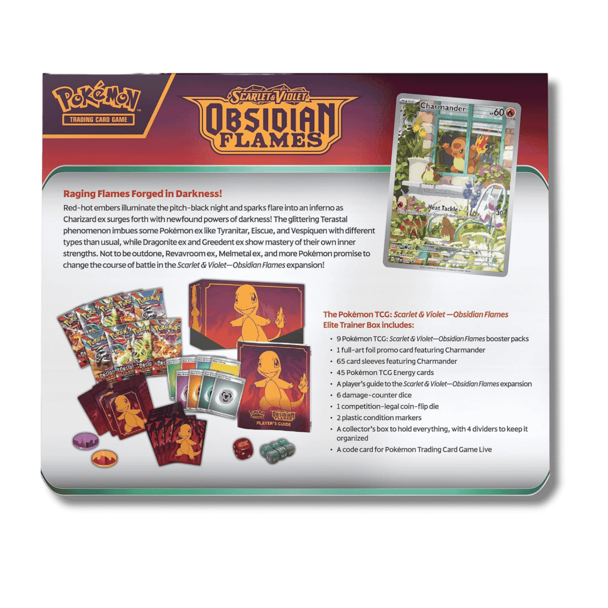 Pokemon TCG: Obsidian Flames Elite Trainer Box (ETB) - Unbox Unbored