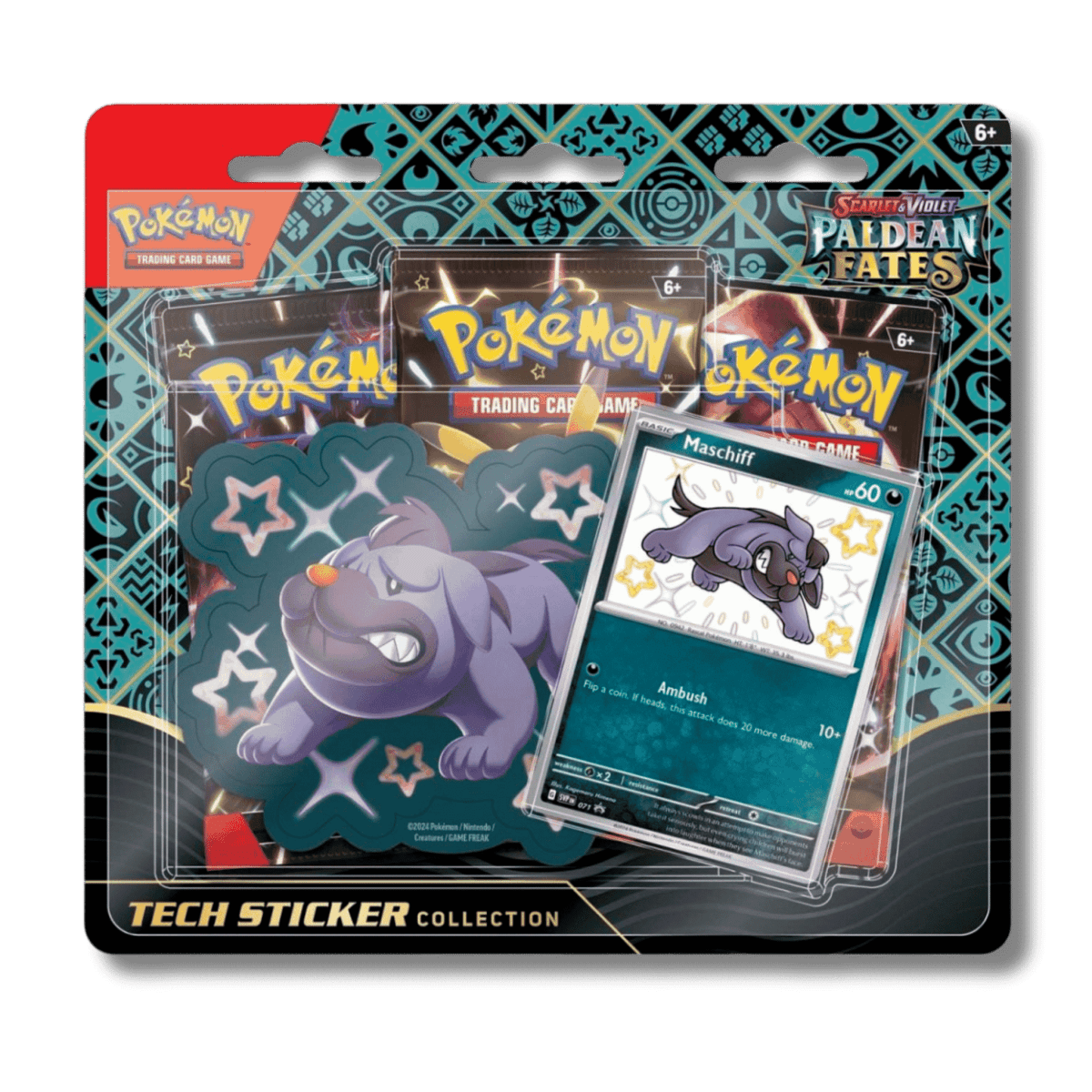 Pokemon TCG: Paldean Fates Tech Sticker Collection - Unbox Unbored